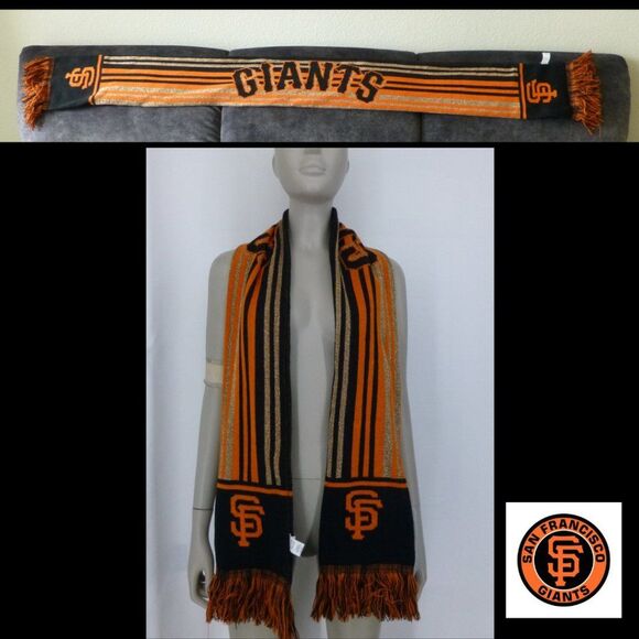 Unbranded Accessories - San Francisco Giants Metallic Gold Scarf